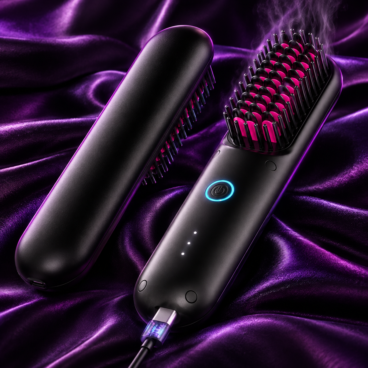 Cepillo Alisador Electrico Para El Cabello - Plancha Portatil